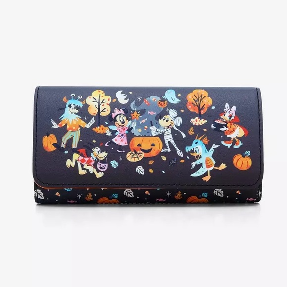 NWT Loungefly Disney Halloween Costumes Mini Backpack and wallet set - Picture 4 of 14